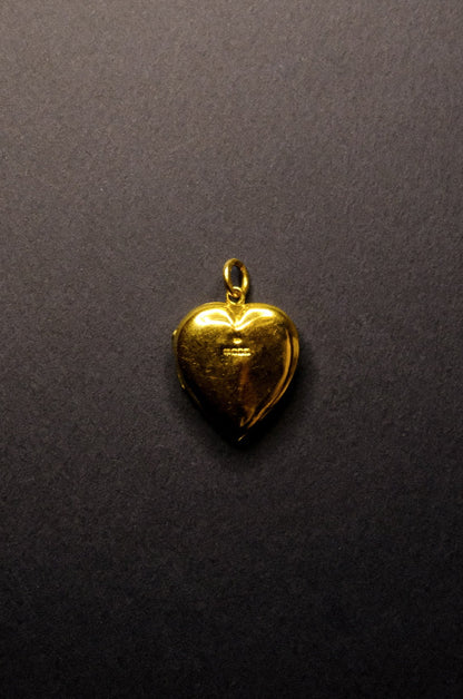 Antique Gold Heart Locket