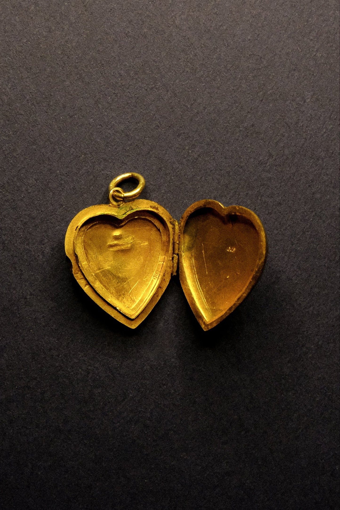 Antique Gold Heart Locket