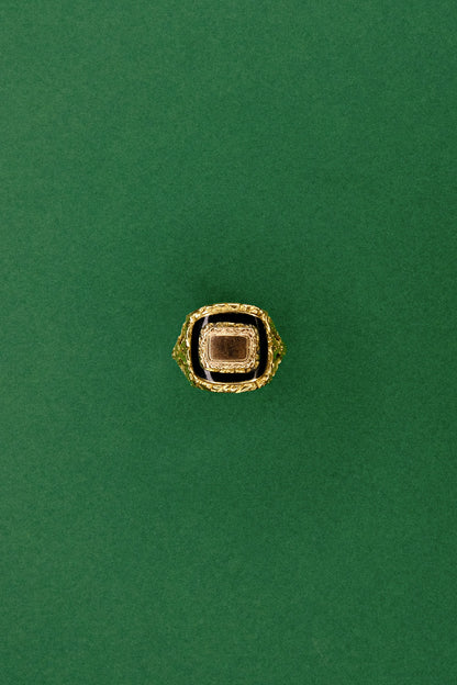 Antique Gold Mourning Ring (1831)