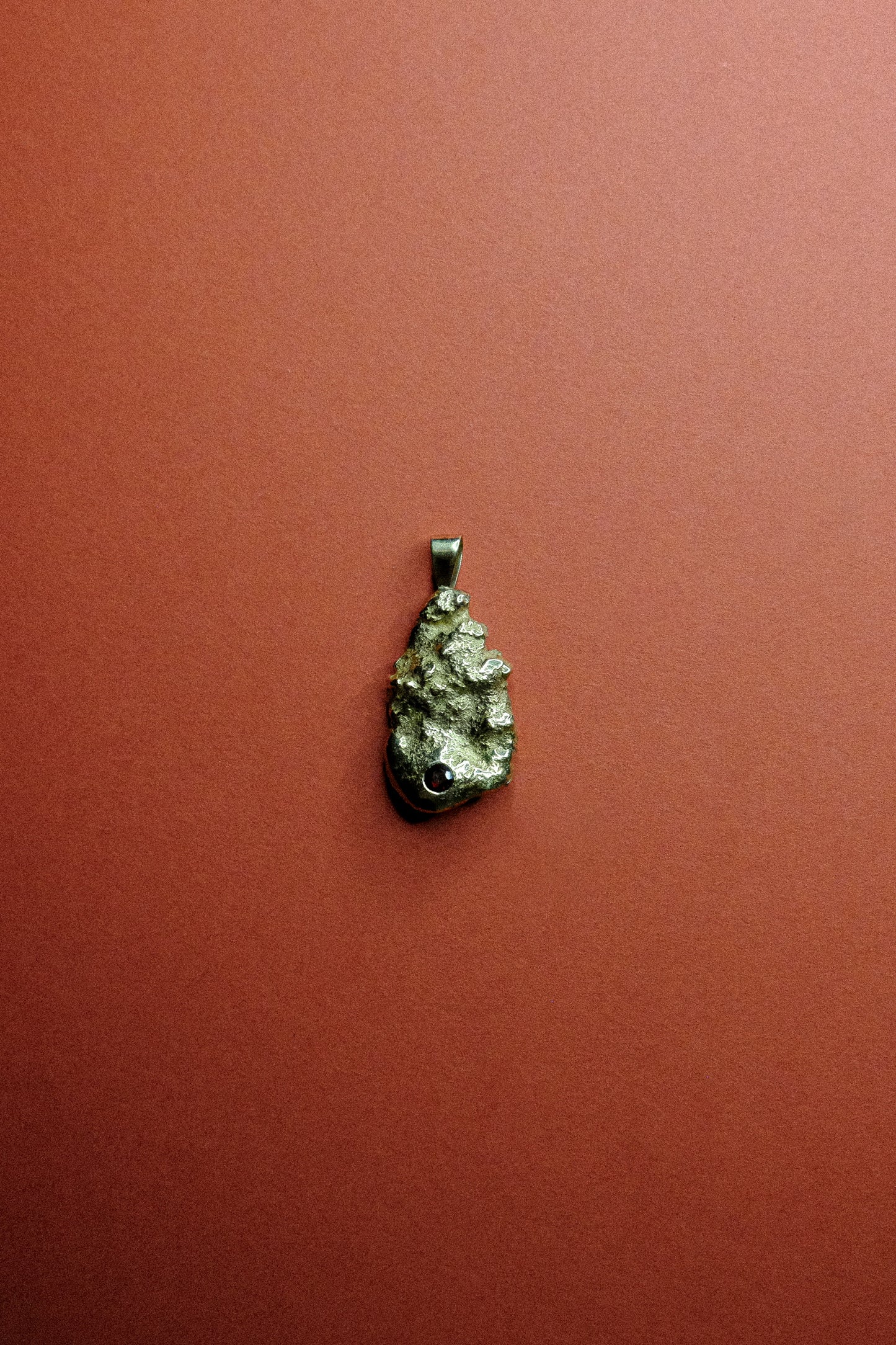 Vintage Rough Gold Nugget Pendant