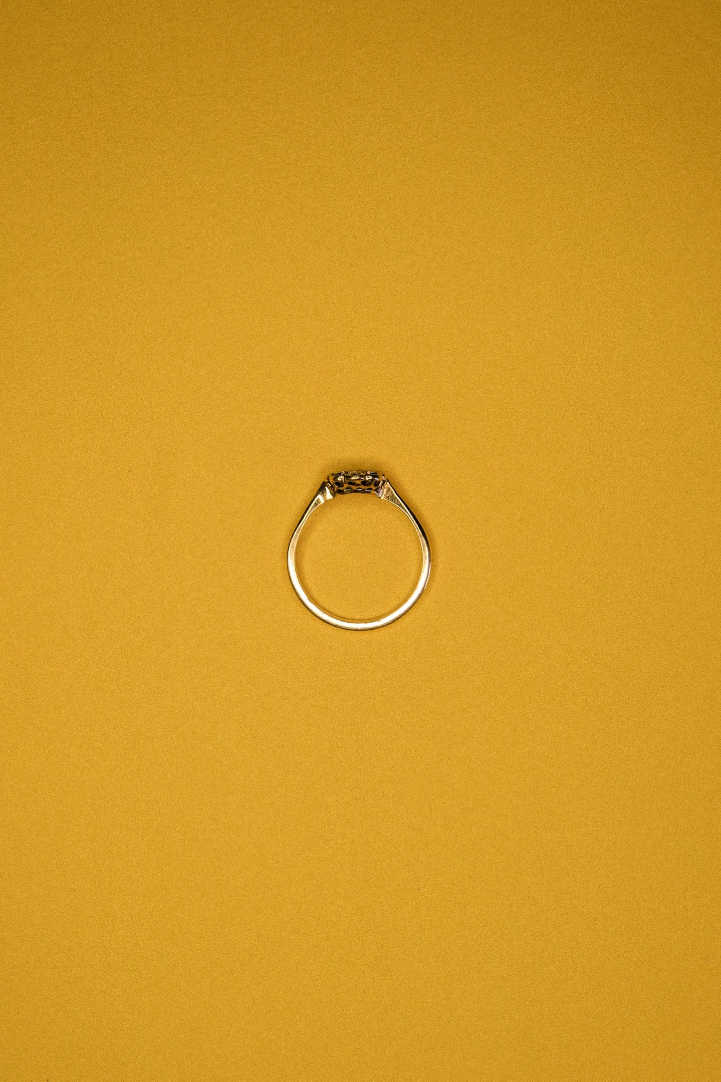 Antique Diamond Floral Cluster Ring