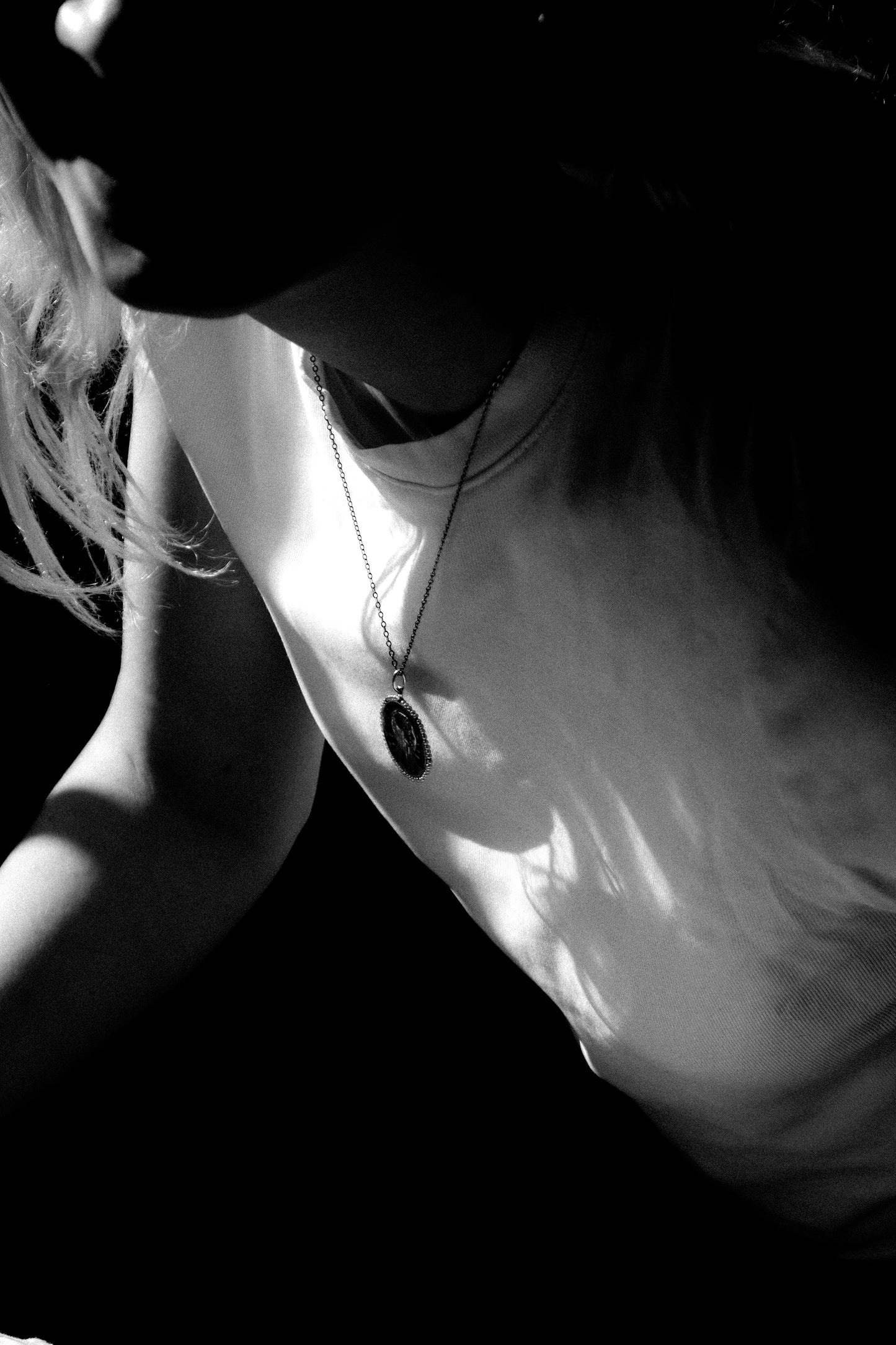 French 19th-Century Plique-à-Jour Pendant by P.L. Dasset