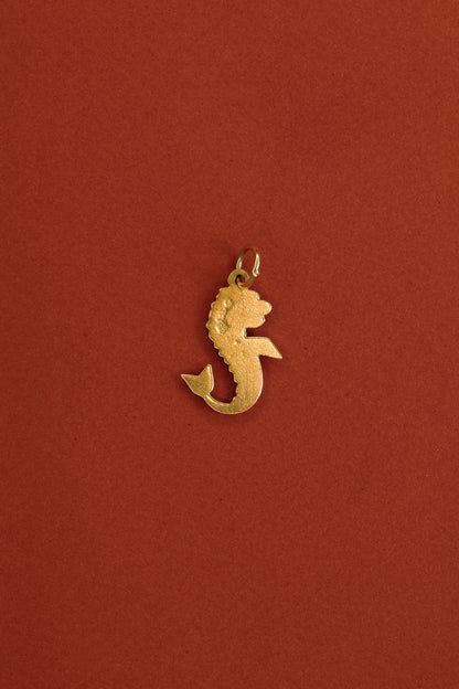 Victorian 18ct Gold Dolphin / Sea-Monster Pendant