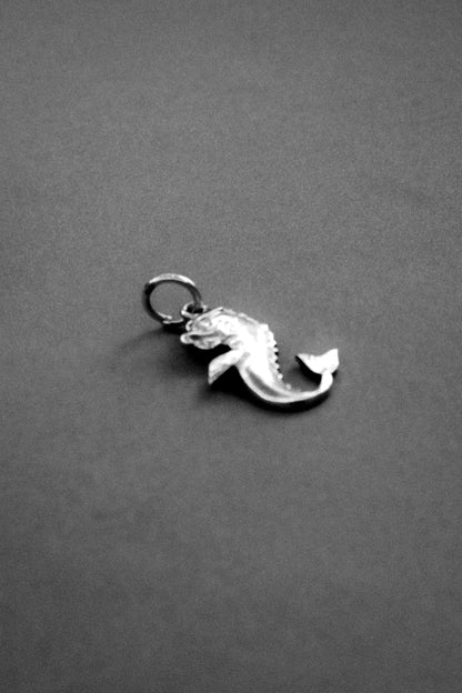 Victorian 18ct Gold Dolphin / Sea-Monster Pendant