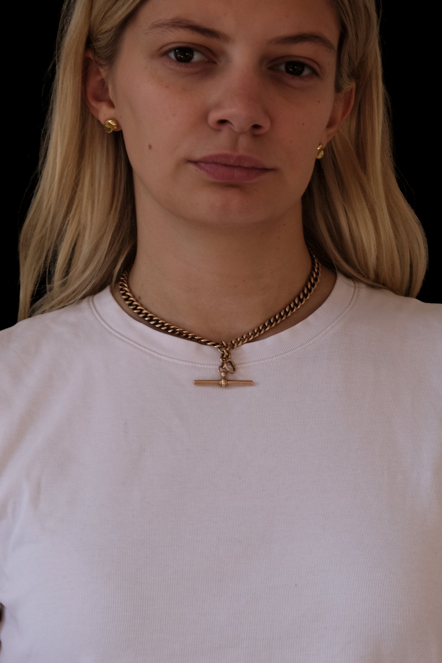 9ct Rose Gold Graduated Albert Chain Necklace